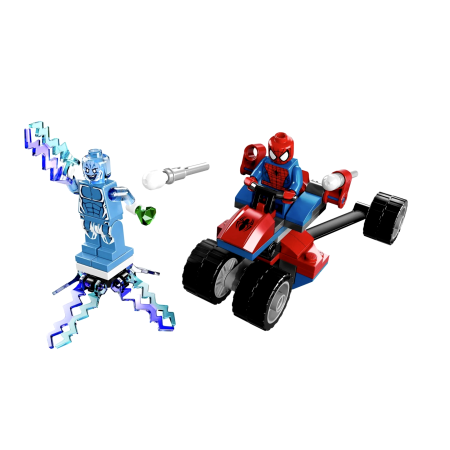 LEGO Super Heroes 76014 Trójkołowiec Pająka Kontra Electro Marvel